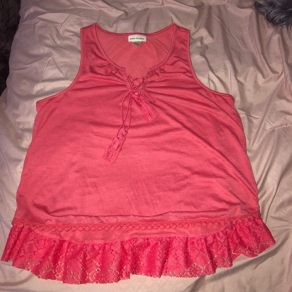 Lace Up Tank Top!